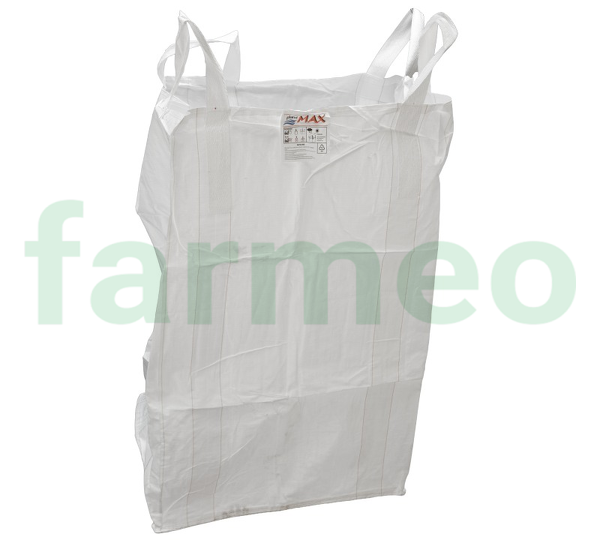 Worek kontenerowy Big-Bag 1000 kg, 90x90x145 cm, 4 uchwyty transportowe, otwarta góra i zamknięty dół; AK18-096 plandMAX