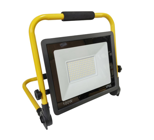 Lampa ledowa przenośna, 100 W, 230 V, 12000 lm, barwa światła 6500 K, długość przewodu zasilającego 5 m ERA Lamps