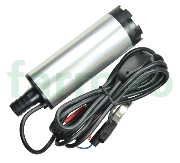 Pompa paliwa zanurzeniowa 12V 25 l/min 60W, fi-51 mm, wylot fi-19 mm przewód 2,5 m, pasuje do przepompowywania oleju napędowego w zbiornikach i beczkach; PMP011 APARTS