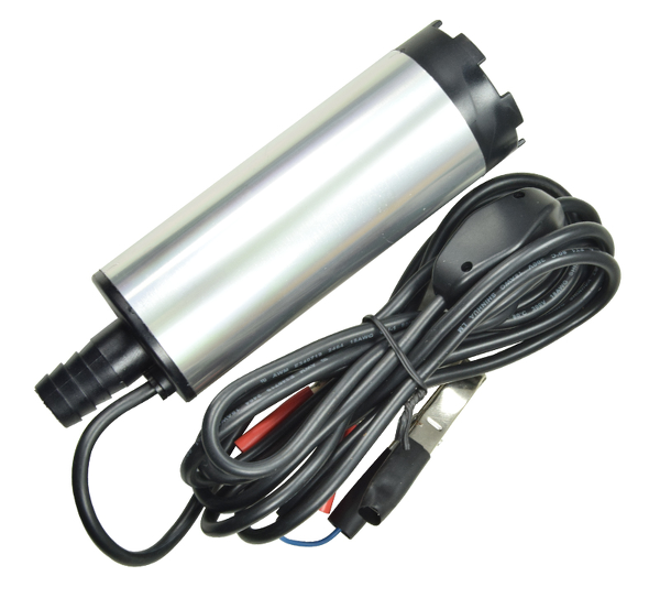Pompa paliwa zanurzeniowa 12V 25 l/min 60W, fi-51 mm, wylot fi-19 mm przewód 2,5 m, pasuje do przepompowywania oleju napędowego w zbiornikach i beczkach; PMP011 APARTS