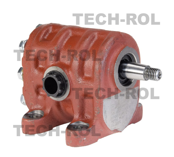 Pompa podnośnika hydraulicznego PZ2-18AT, wzmocniona, wydajność 28 l/min, korpus żeliwny, pasuje do ciągników Ursus C-330/C-328; 42371562, 42371292 Hylmet