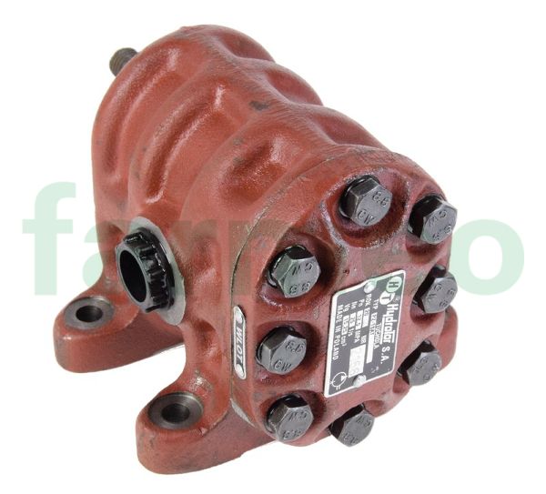 Pompa podnośnika hydraulicznego PZ-18AT, standardowa, wydajność 24,4 l/min, korpus żeliwny, pasuje do ciągników Ursus C-330/C-330M; 42371561 Hydrotor