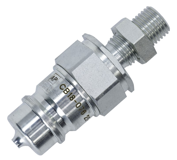 Szybkozłącze hydrauliczne, wtyczka M14x1,5 Euro Long; APARTS