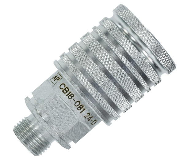 Szybkozłącze hydrauliczne, gniazdo M18x1,5 Euro, pasuje do ciągników Ursus C-330, C-360; 46490021 APARTS