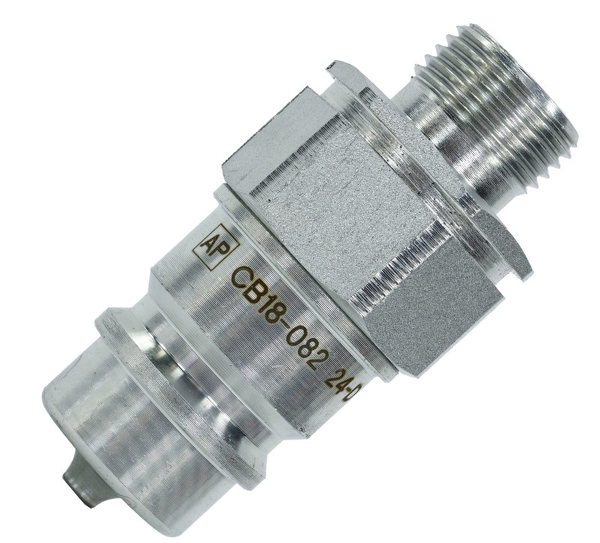 Szybkozłącze hydrauliczne, wtyczka M18x1,5 Euro, pasuje do ciągników Ursus C-330, C-360; 46490031 APARTS