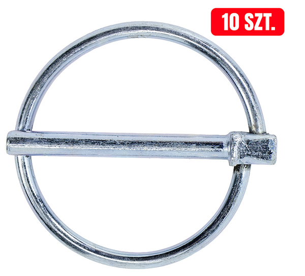 Przetyczka rolnicza fi-4,5 mm, opakowanie 10 szt., pasuje do maszyn rolniczych; APARTS