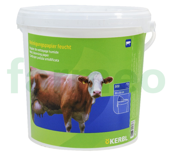 Ręczniki papierowe do wymion 800 sztuk; w plastikowym wiadrze; sk. 01-5198 15817 CanAgri