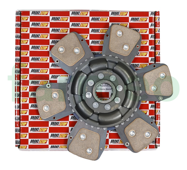 Tarcza sprzęgła, fi-280 mm, 19 frezów, ceramiczna, pasuje do ciągników John Deere; RE177574 Brake Stop