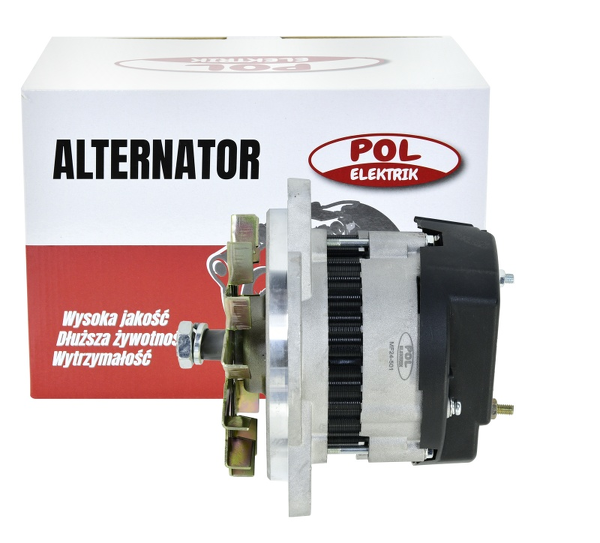 Alternator 14V, 65A wzmocniony 12V-900W z regulatorem, pasuje do ciągników MF-235/255 oraz Ursus 2812/3512/3514; 1668906M92 POL Elektrik