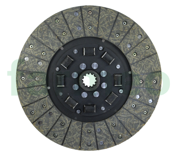 Tarcza sprzęgła, fi-340 mm, 12 frezów, okładzina pleciona, pasuje do ciągników MTZ-80/82; 70-1601130 Komfort