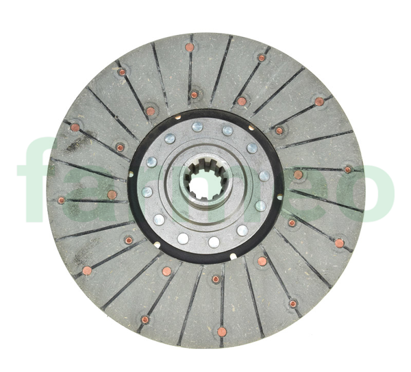 Tarcza sprzęgła 1-stopnia, fi-340 mm, 10 frezów, piasta ruchoma, do JUMZ; 45-1604040A31 Produkt Standard