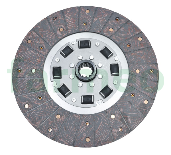 Tarcza sprzęgła, fi-340 mm, 12 frezów, okładzina pleciona, pasuje do ciągników MTZ- 82TS; 85-1601130 APARTS