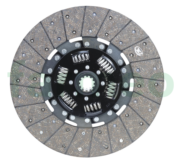 Tarcza sprzęgła, fi-340 mm, 12 frezów, okładzina pleciona, sprzęgło LUK, pasuje do MTZ-82; 85-1601130 Produkt standard