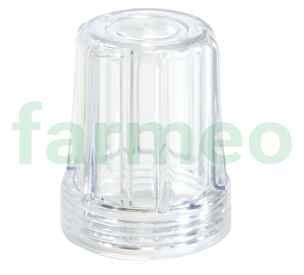 Kielich filtra międzysekcyjnego 1/2 cala, szklanka przezroczysta; Opryskiwacz; G-002001027 Tecomec