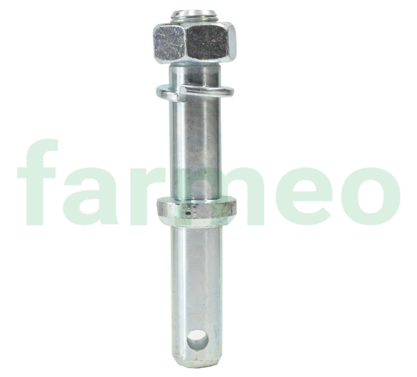 Sworzeń zaczepu fi 28x190 mm, typ Bomet, element mocujący ramę maszyny do ciągnika, pasuje do bron talerzowych; 8216363201012 8216363201012 Bomet