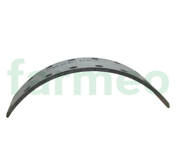 Okładzina szczęki hamulcowej 384x120x8 przyczepa HL-6 14001313 Produkt krajowy