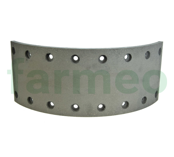 Okładzina szczęki hamulcowej 384x140x12 przyczepa HL-8 Produkt krajowy