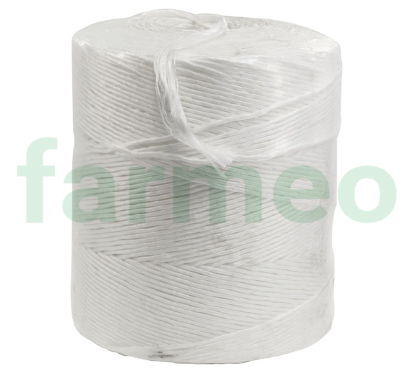 Sznurek do pras rolniczych PP biały 1400 m, 12 kg, 116 m/kg, TEX 8620, szpula duża, 1 szt.; Tex-8620 POL NET