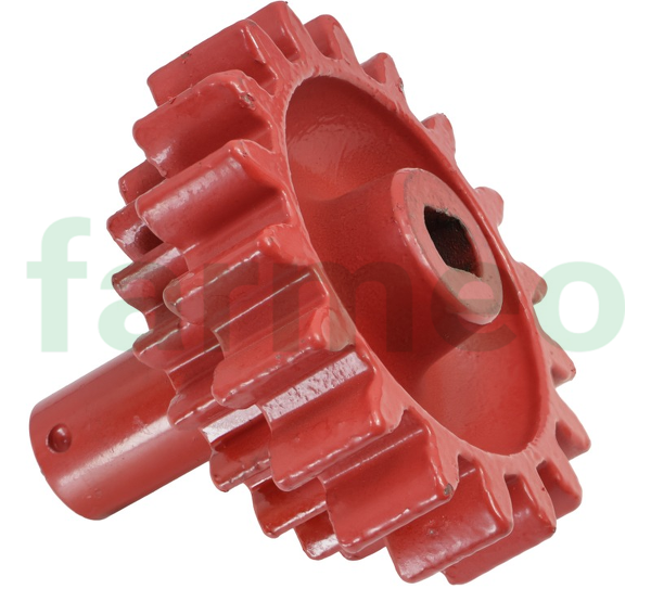 Koło podwójne stopniowane Z-18/Z-18, żeliwne, oś fi 19/29 mm, pasuje do siewników konnych; 3009010220 Univversal
