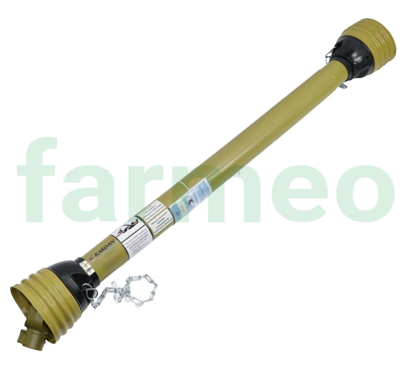 Wał przegubowo teleskopowy cytryna 575Nm, 1210-1900mm, krzyżak 27x75 X Kardan