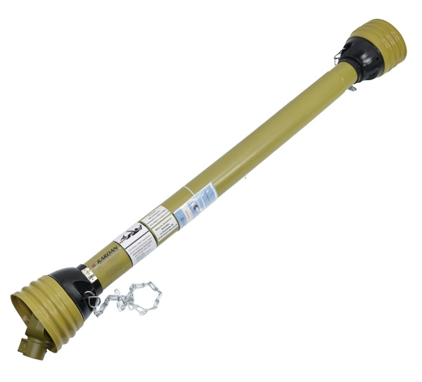 Wał przegubowo teleskopowy cytryna 575Nm, 1210-1900mm, krzyżak 27x75 X Kardan